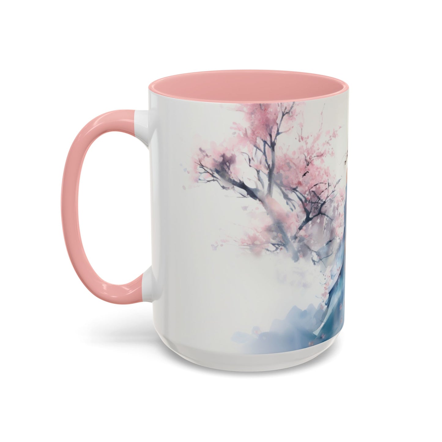 Elegant Cherry Blossom Beauty Accent Coffee Mug - 15oz