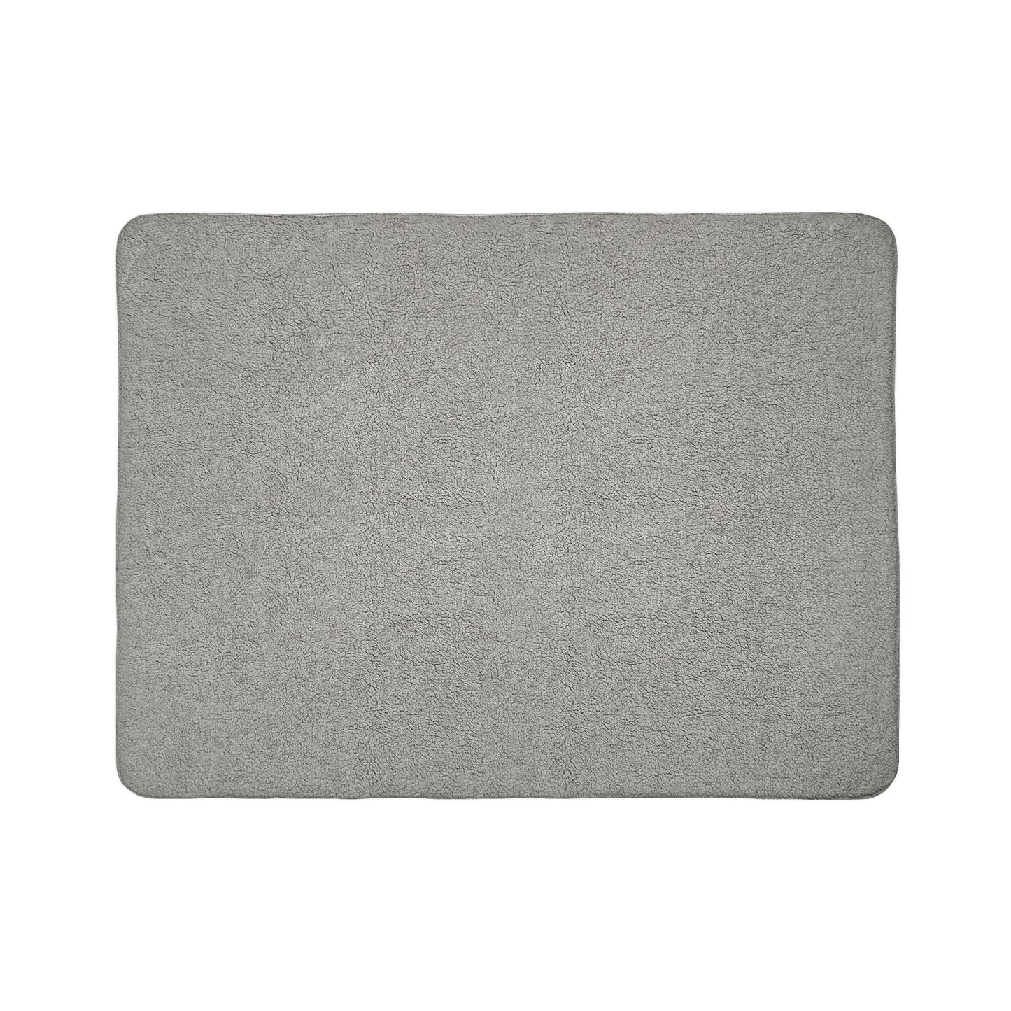 Sherpa Blanket - Fashion Girl Writing at Luxurious Desk in Powder Blue Dress