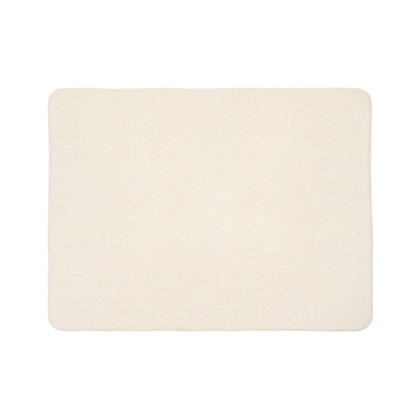 Sherpa Blanket - Fashion Girl Writing at Luxurious Desk in Powder Blue Dress