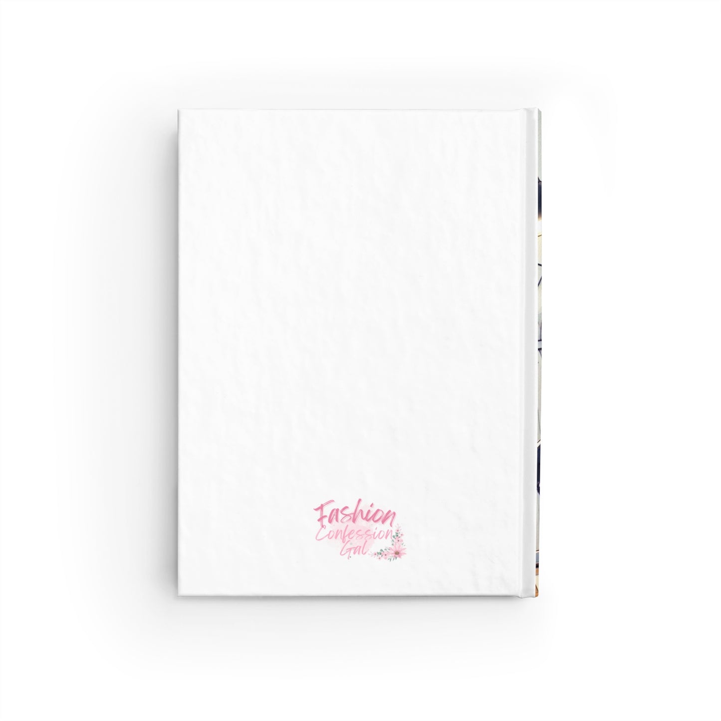 Sketchbook - Fashionable Babe in Design Studio, Blank Pages, Hardcover