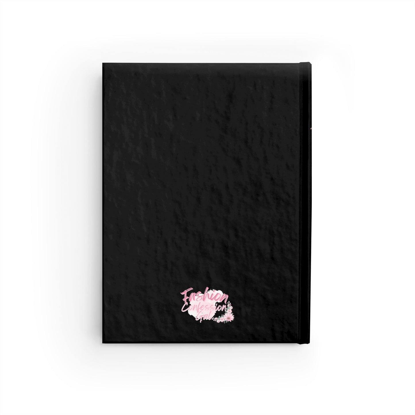 Sketchbook, Black - Dancing Fashion Girl in Jeans and Jean Jacket, Blank Pages, Hardcover