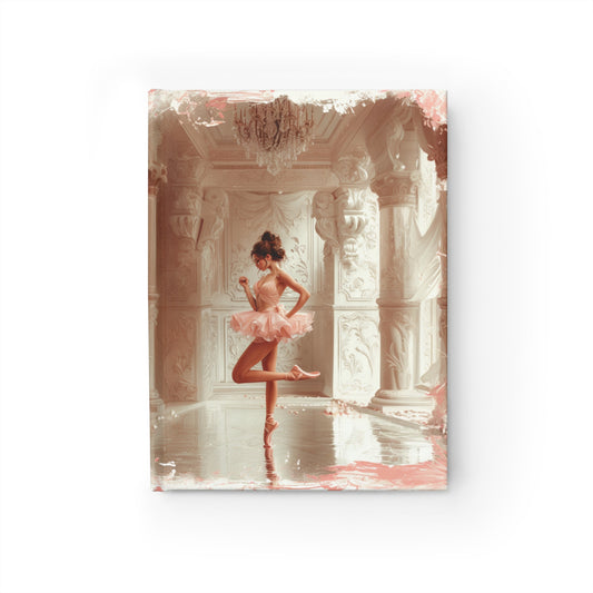 Sketchbook- Fashionable Dancer in Roman Style Studio, Blank Pages, Hardcover